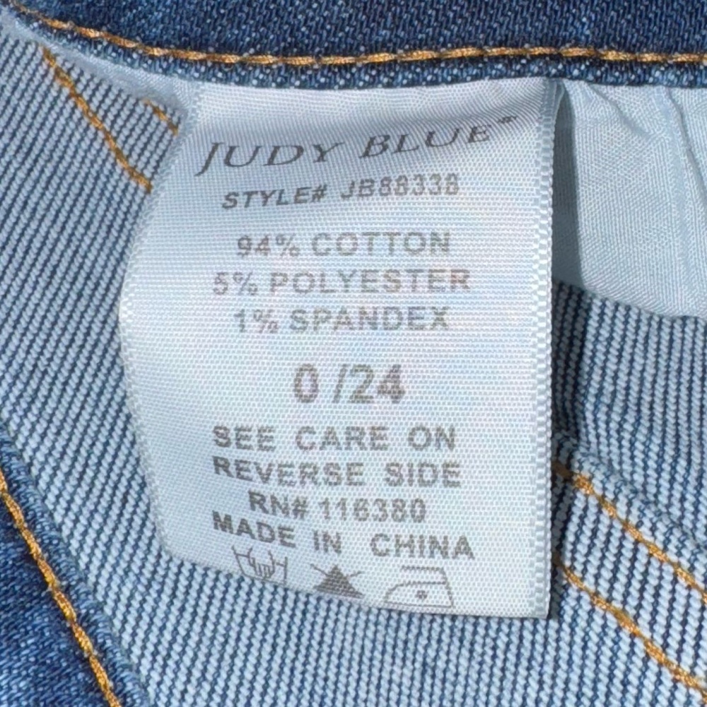 Judy Blue High Rise Blue Jeans Skinny Fit. Size 0/24 - Picture 5 of 5